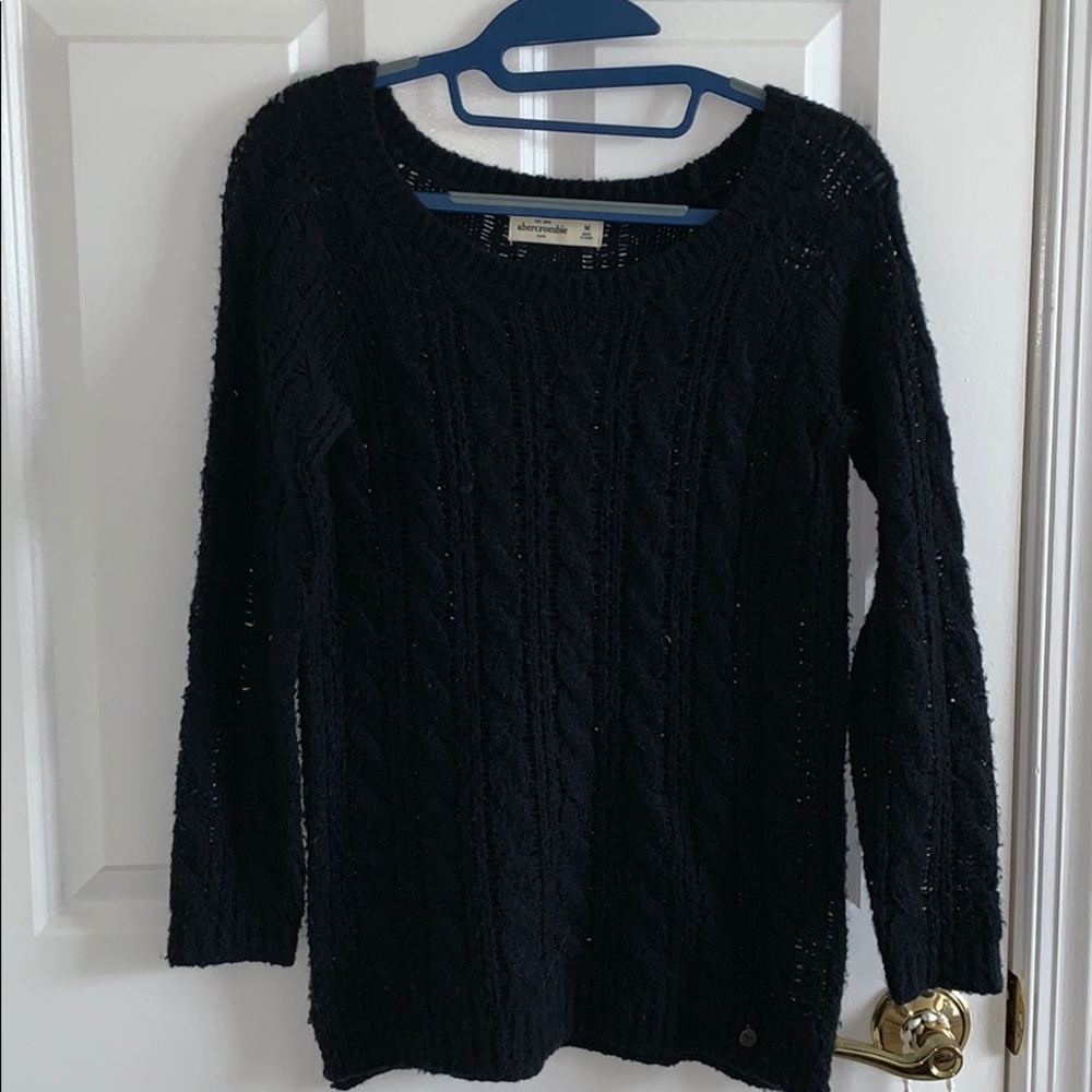 navy abercrombie kids sweater